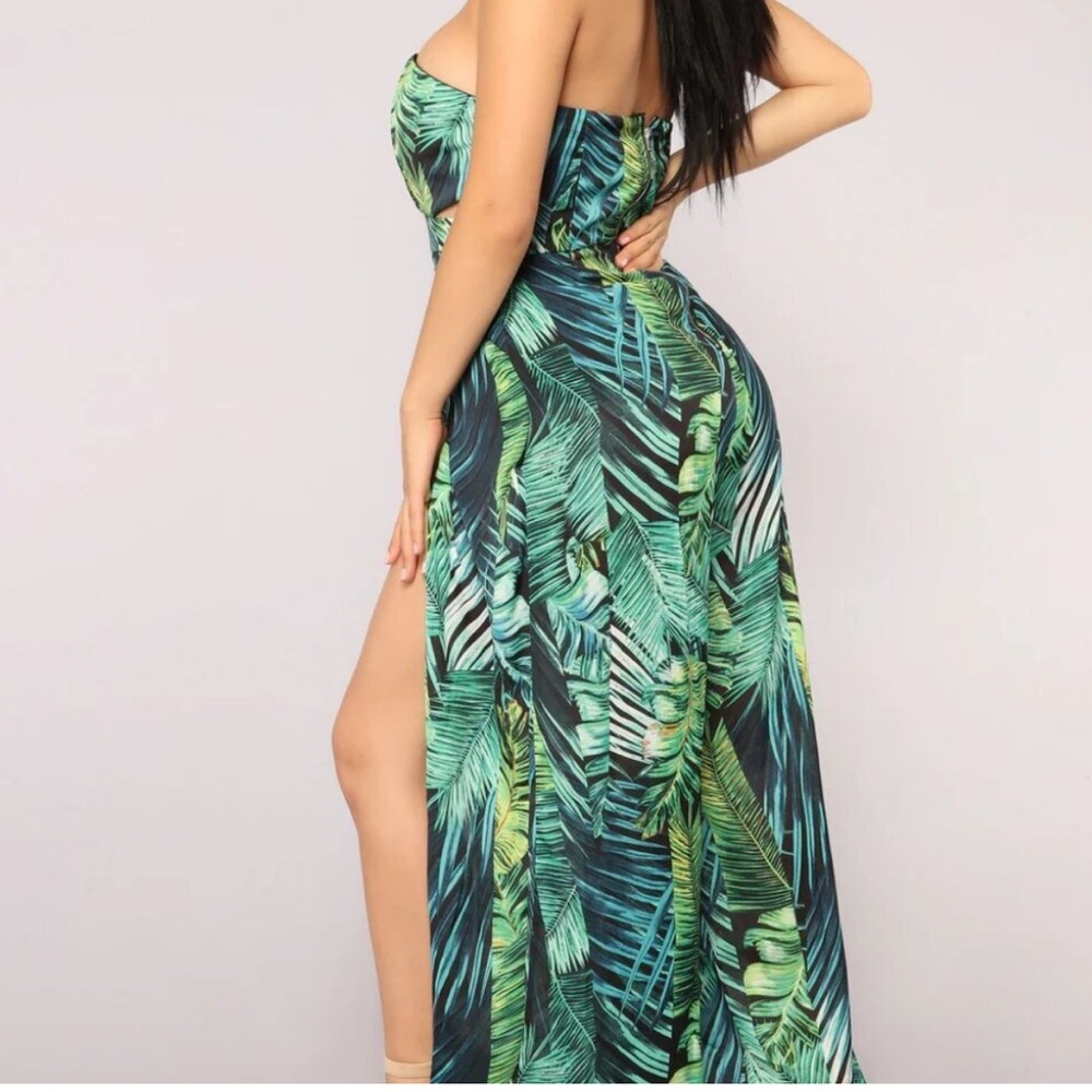 Tropical palm tree jumpsuit - Picture 4 of 4